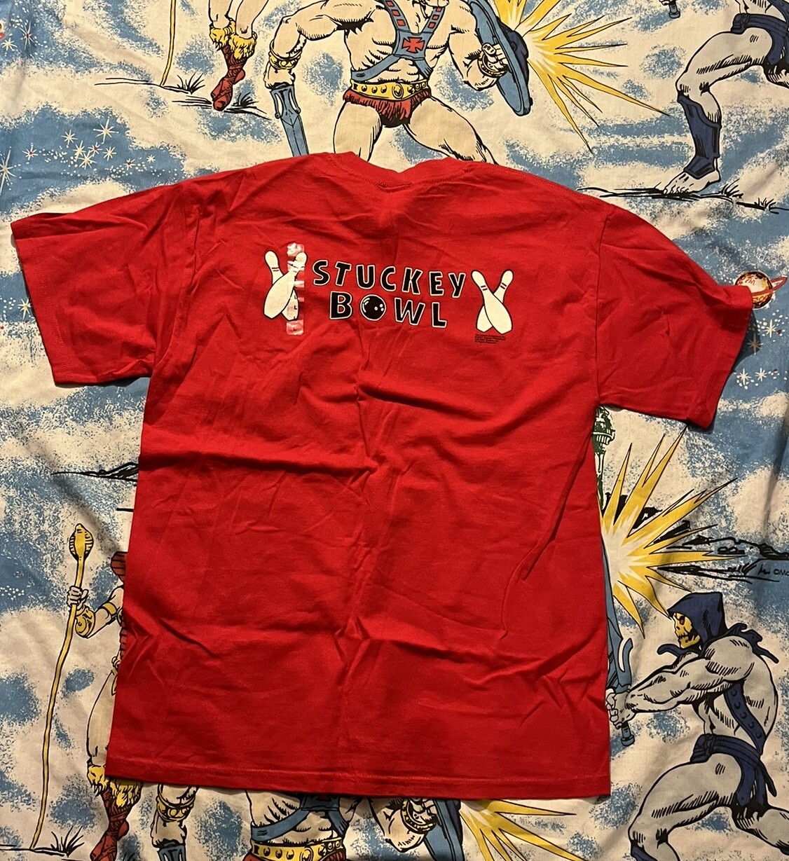 Vintage ED TV Show Promo NWT Size L Red Stuckey Bowl NBC Experience T Shirt 2001