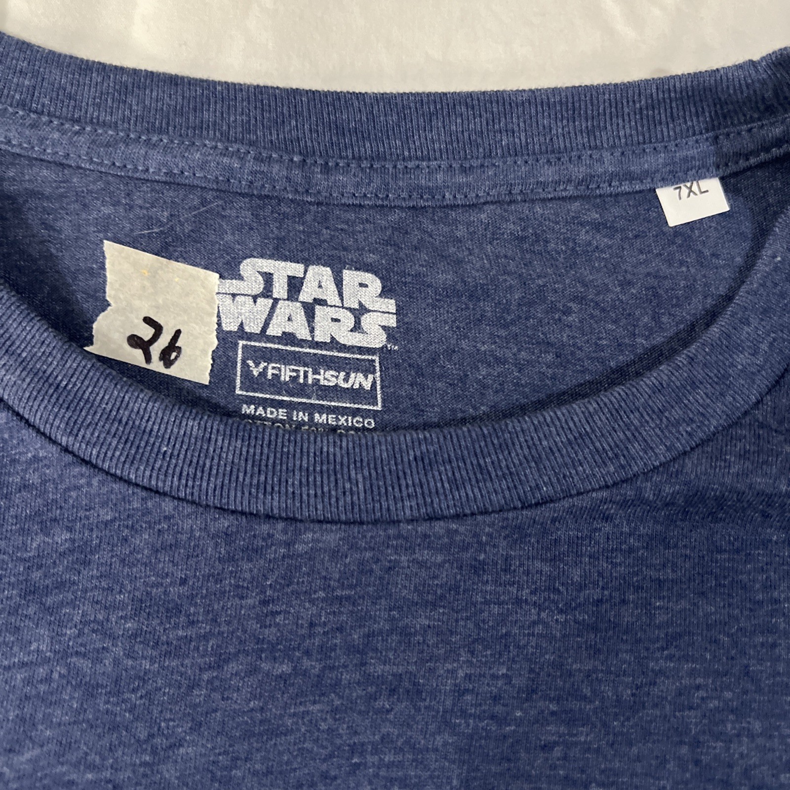 Men’s Seven Xl Graphic T-Shirt Star Wars Blue New Without Tags