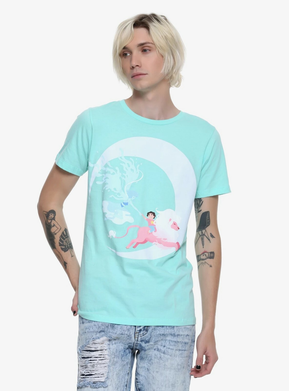 Steven Universe Mens Over The Moon Shirt New XS-3XL