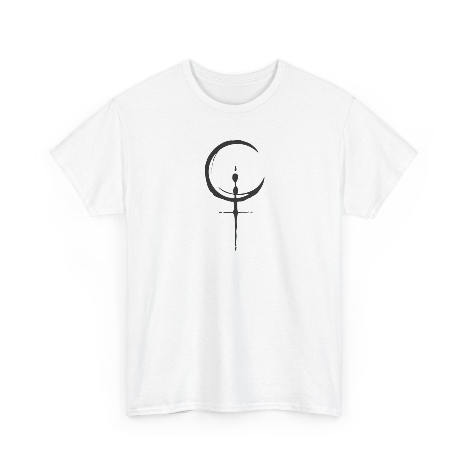 Lilith Symbol T Shirt Occult Graphic Tee Dark Goddess Pagan Moon Sigil Top