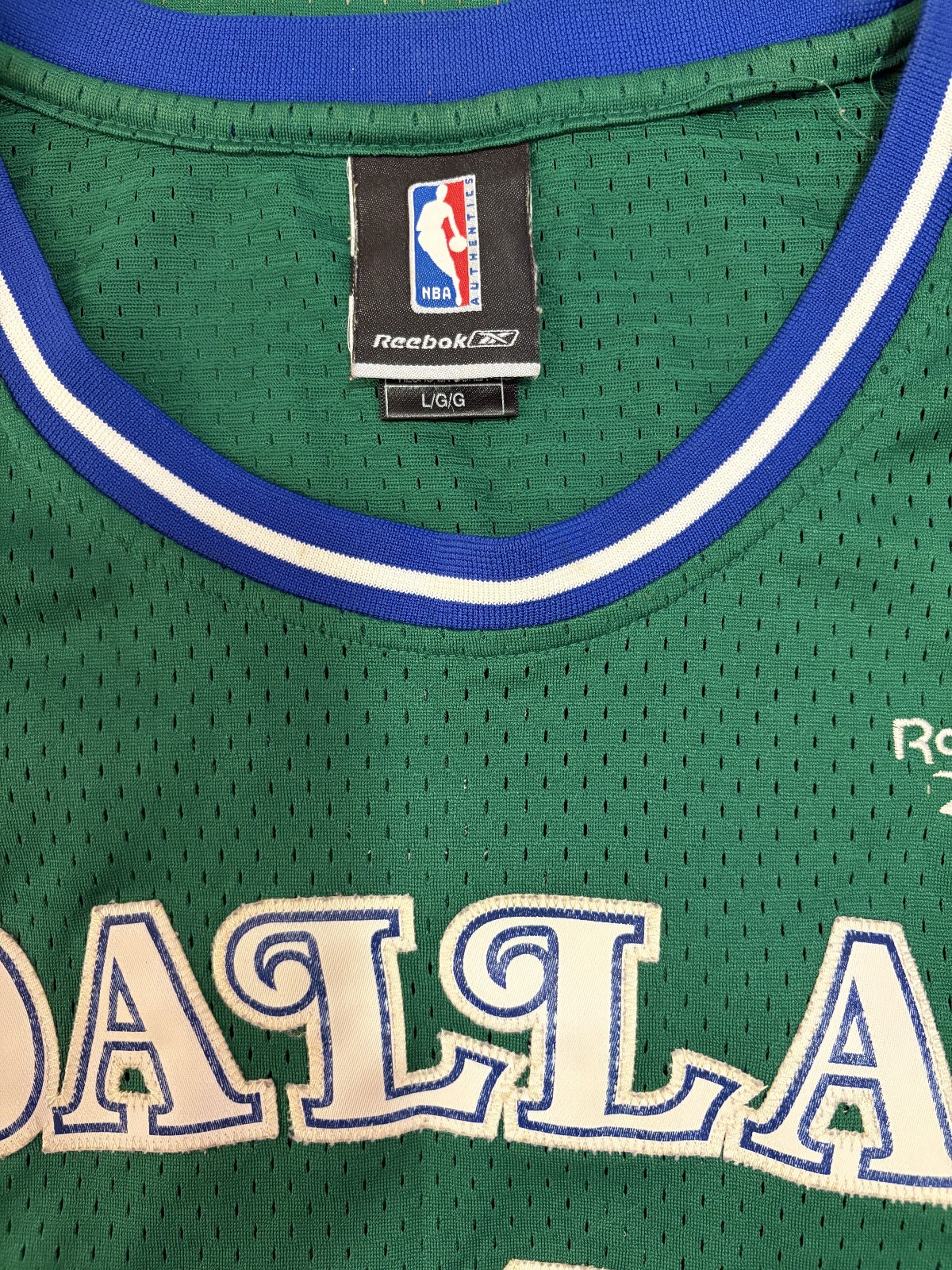 Michael Finley Dallas Mavericks Reebok Jersey Swingman Size Large
