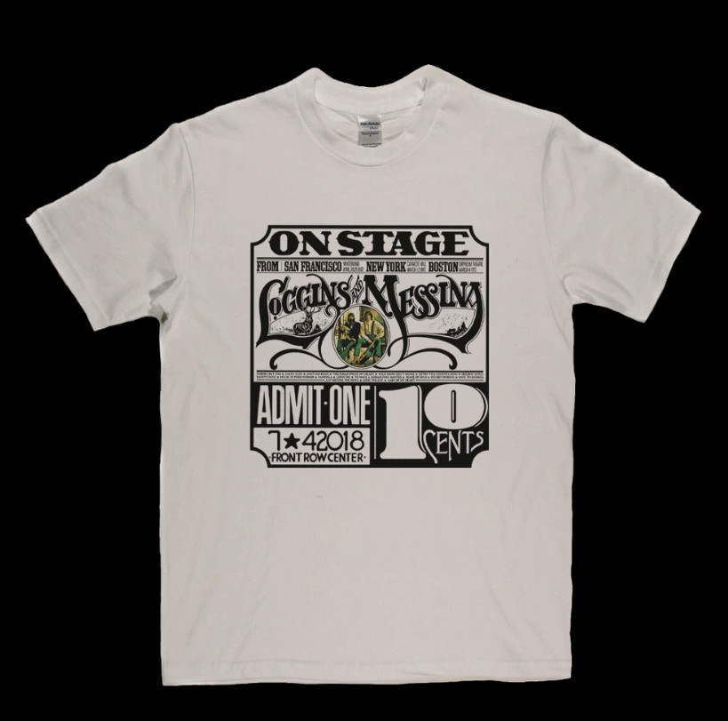 “Loggins and Messina – On Stage” Retro Unisex Graphic Tee (Sizes S-5XL) NEW