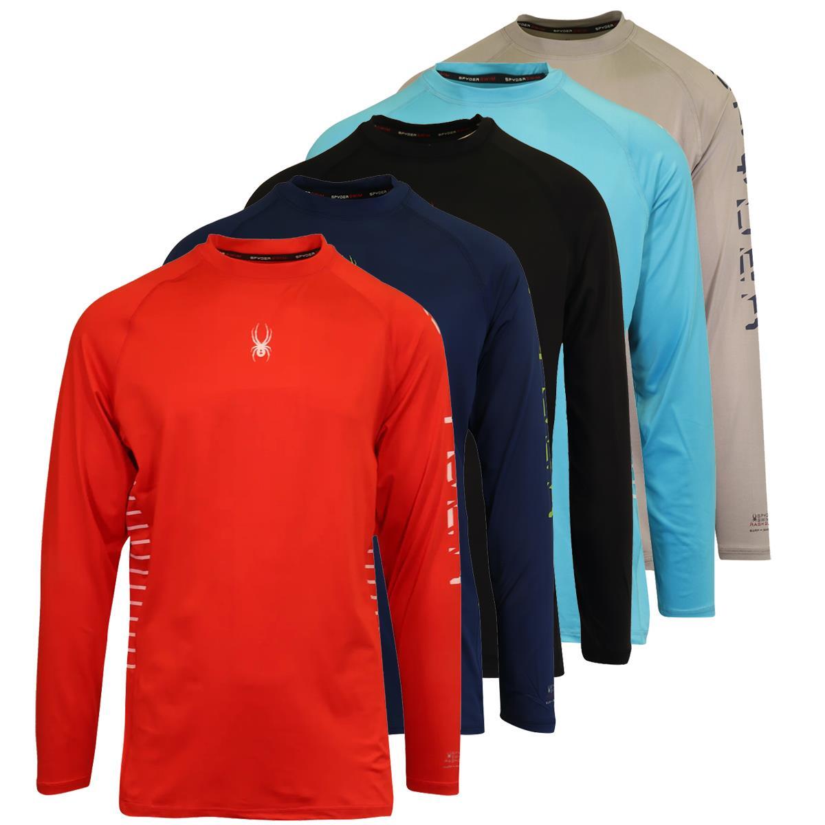 Spyder Men’s T-Shirt UPF30+ Rash Guard L/S (S01)