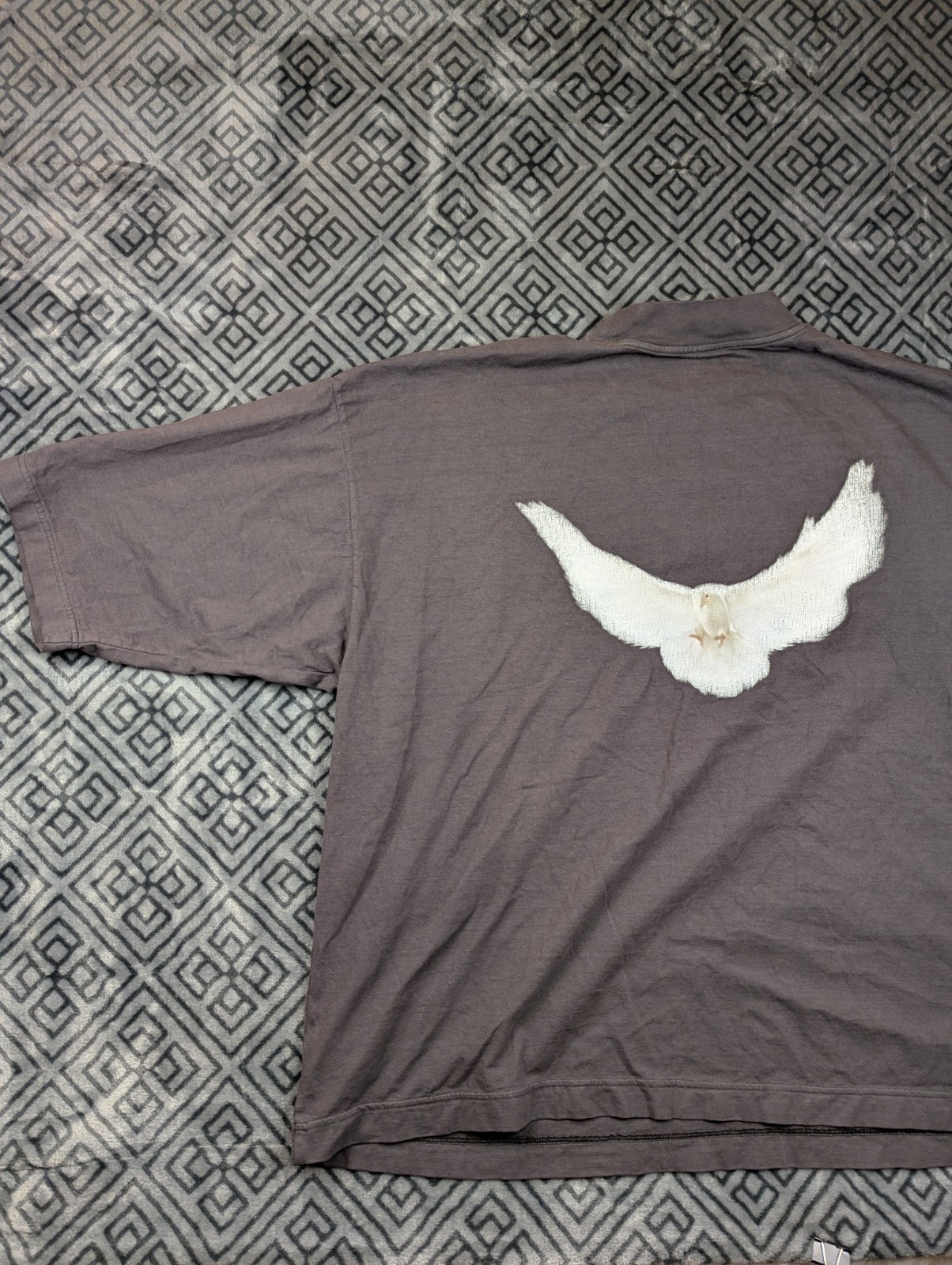 YEEZY YZY x Gap Engineered by Balenciaga Dove T Shirt Kanye Black Size Large
