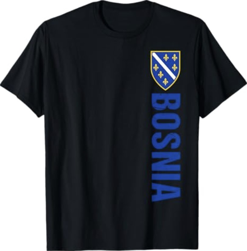 Bosnia Gift Flag Bosnia Vintage Herzegovina Sarajevo T-Shirt