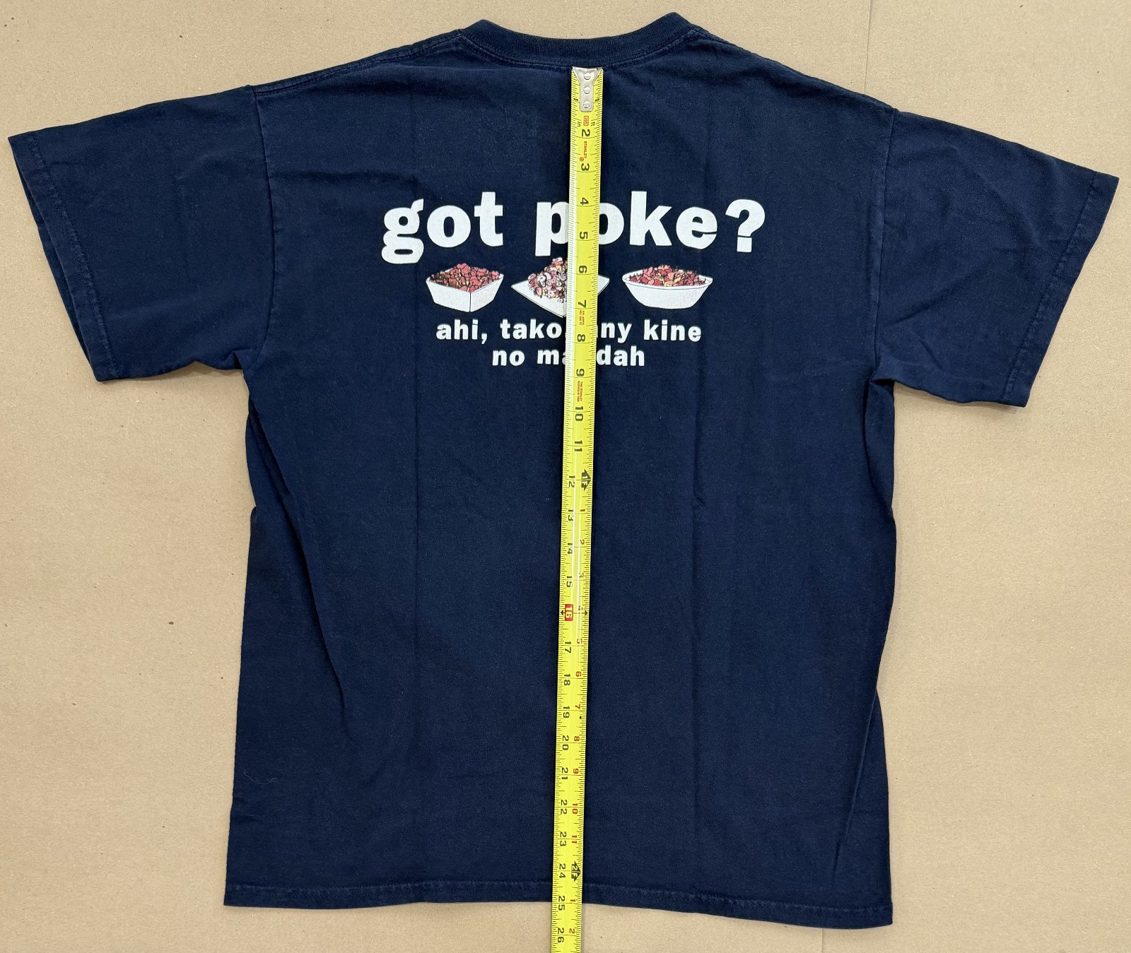 Got Poke? Hawaii t-shirt, Medium, Navy Blue