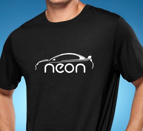 Neon Classic Car Tshirt NEW FREE SHIPPING