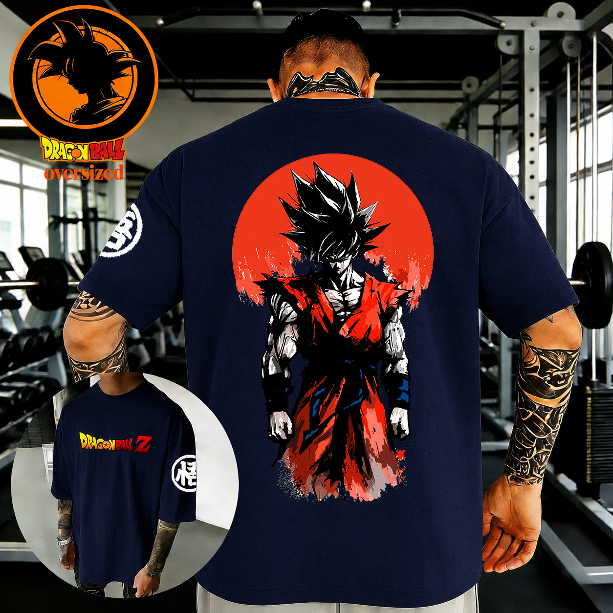 Dragon Japanese Anime Graphic Printed Oversized Cotton T-shirt Summer Streetwear