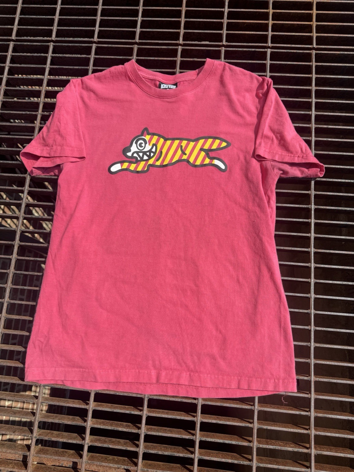 Men’s BBC Ice Cream Billionaire Boys Club Running Dog Logo T Shirt Pharrell OG