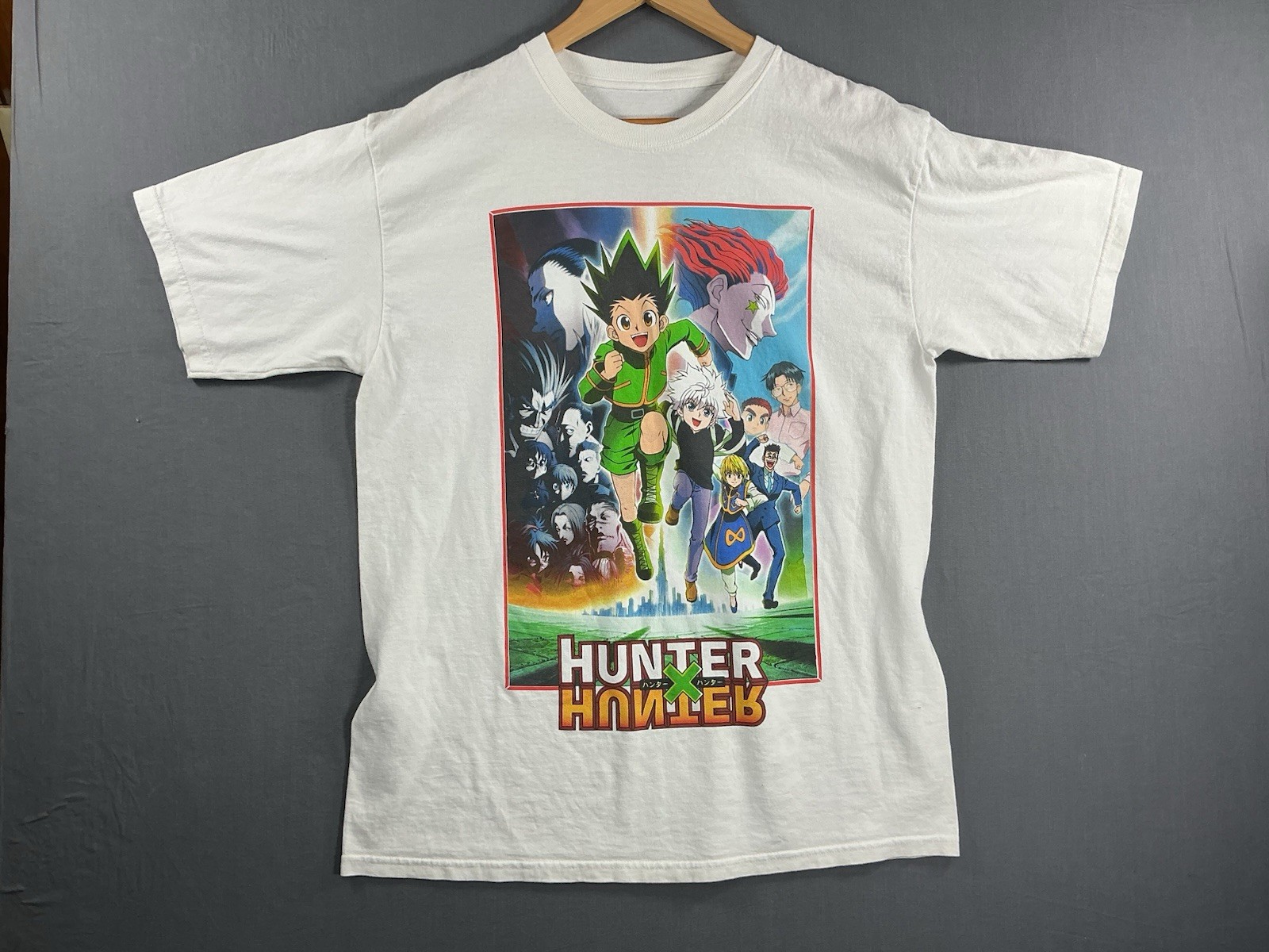 Hunter Hunter Shirt Mens Large Graphic Short Sleeve T-Shirt Anime Cartoon