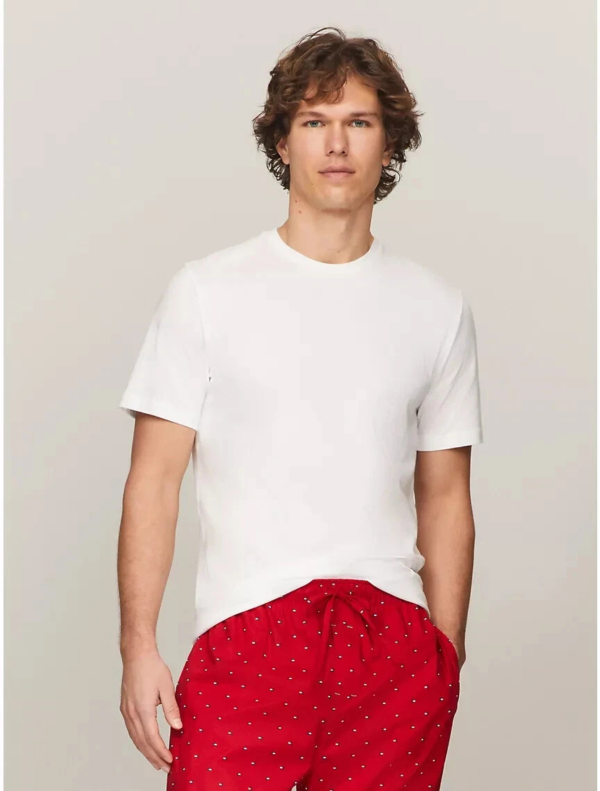Tommy Hilfiger Men’s 3-Pack Cotton Classics Crewneck Undershirt DR09163337 NWT