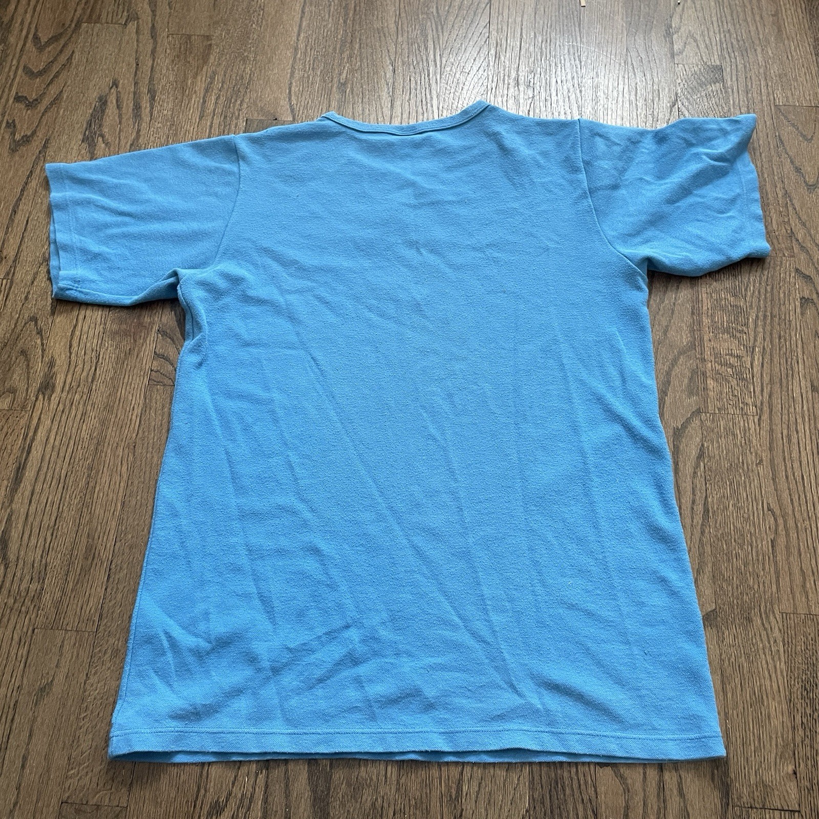 Vintage 90’s German Army Bundeswehr Athletic Blue T-Shirt Men’s Medium Military