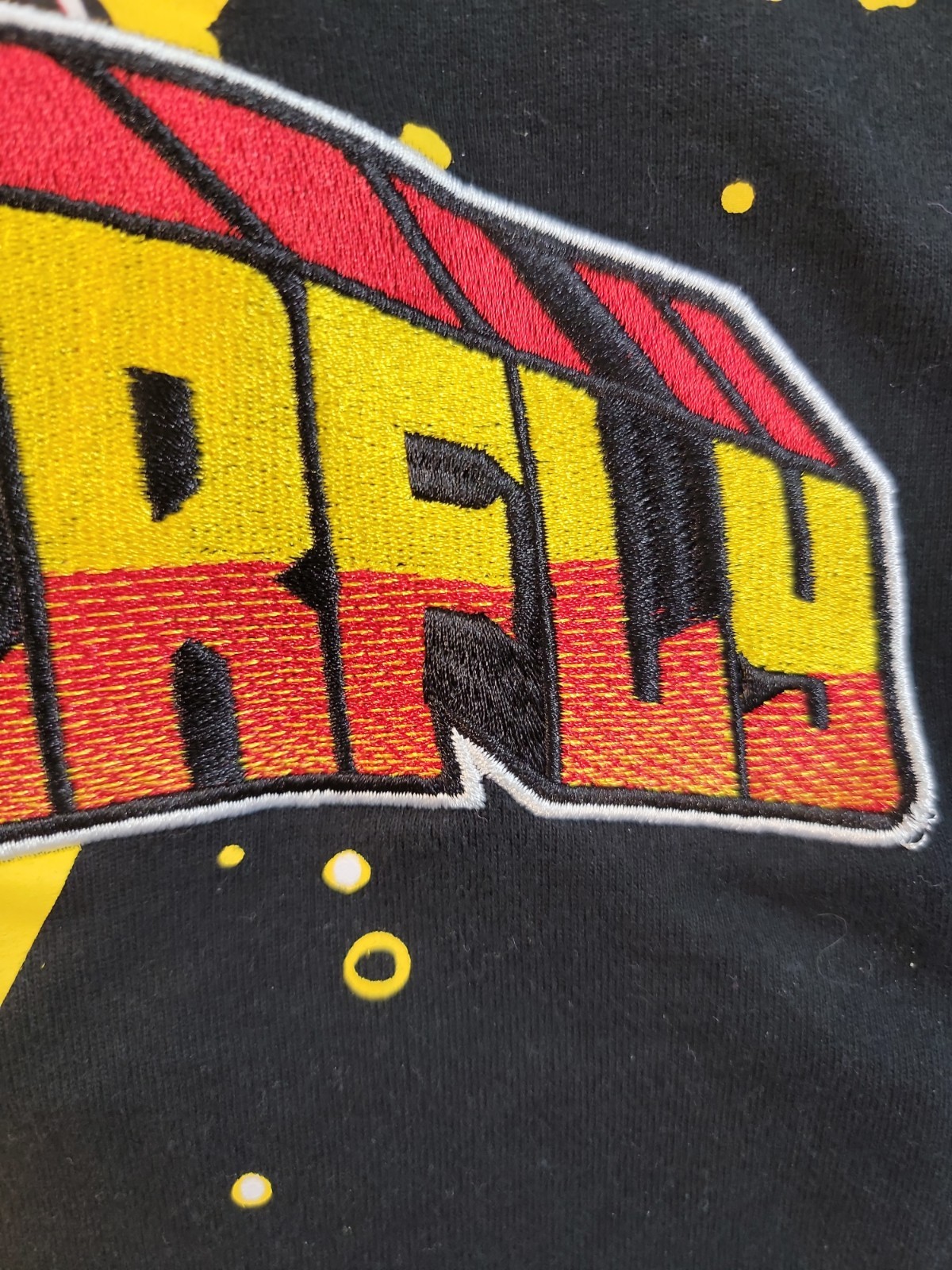 Born Fly T-Shirt Men 3XL 24×30 THE INCREDIBLE…SUPER FLY Embroidered Black