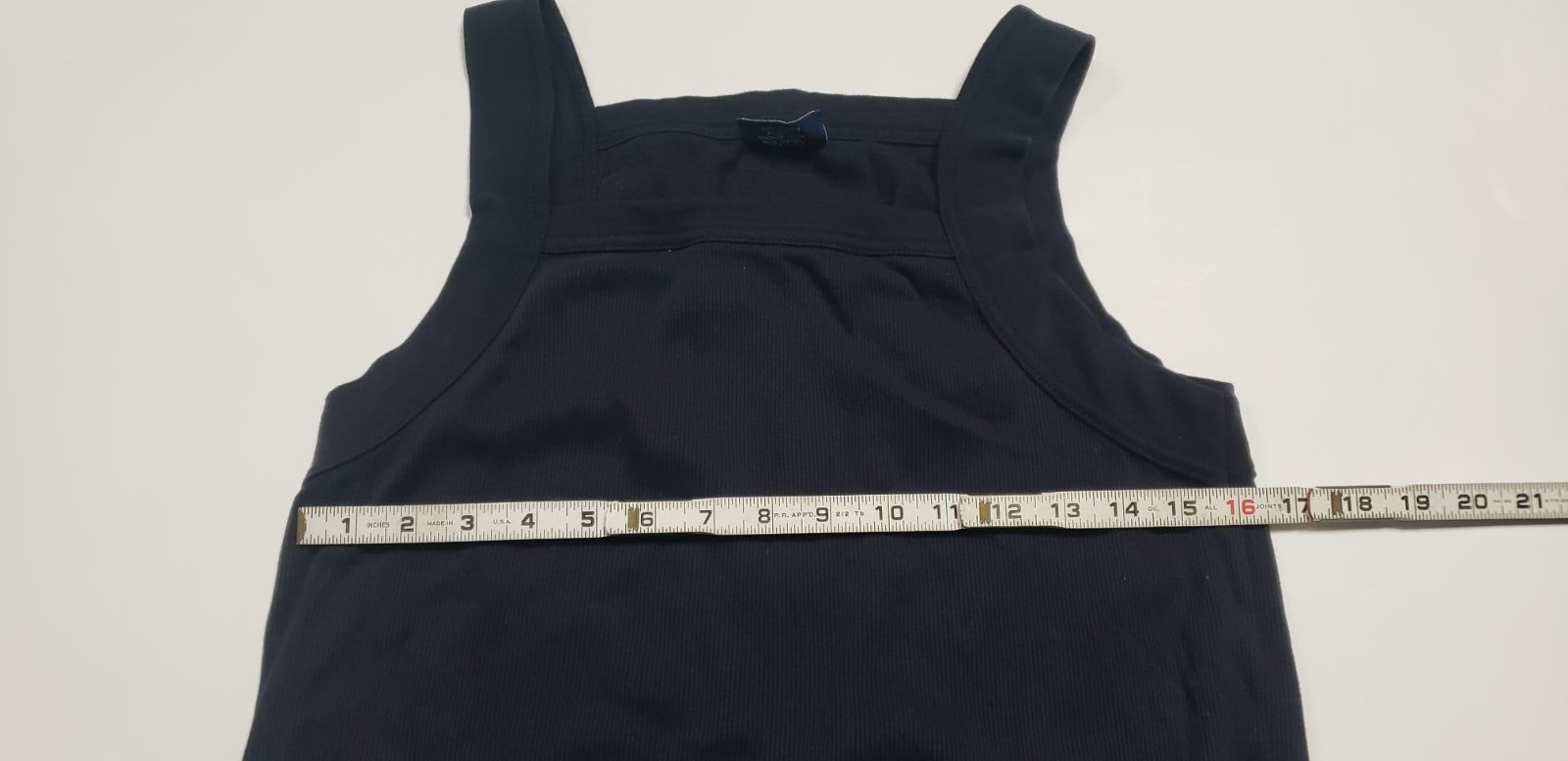 Vintage Men’s 2XL Bodybuilding Gym Workout Stretch Square Neck Tank Top Shirt