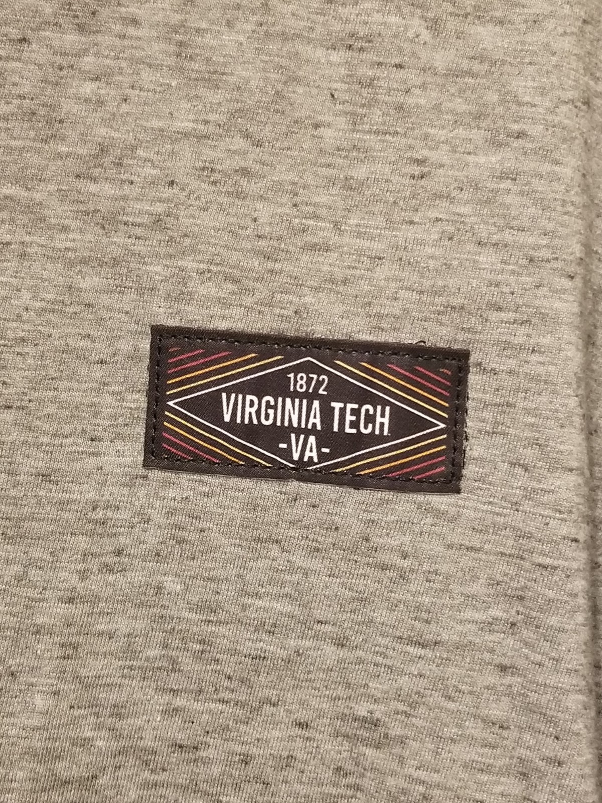 LEAGUE 91 Virginia Tech 1/4 Zip Pullover Men XL Gray Athletic