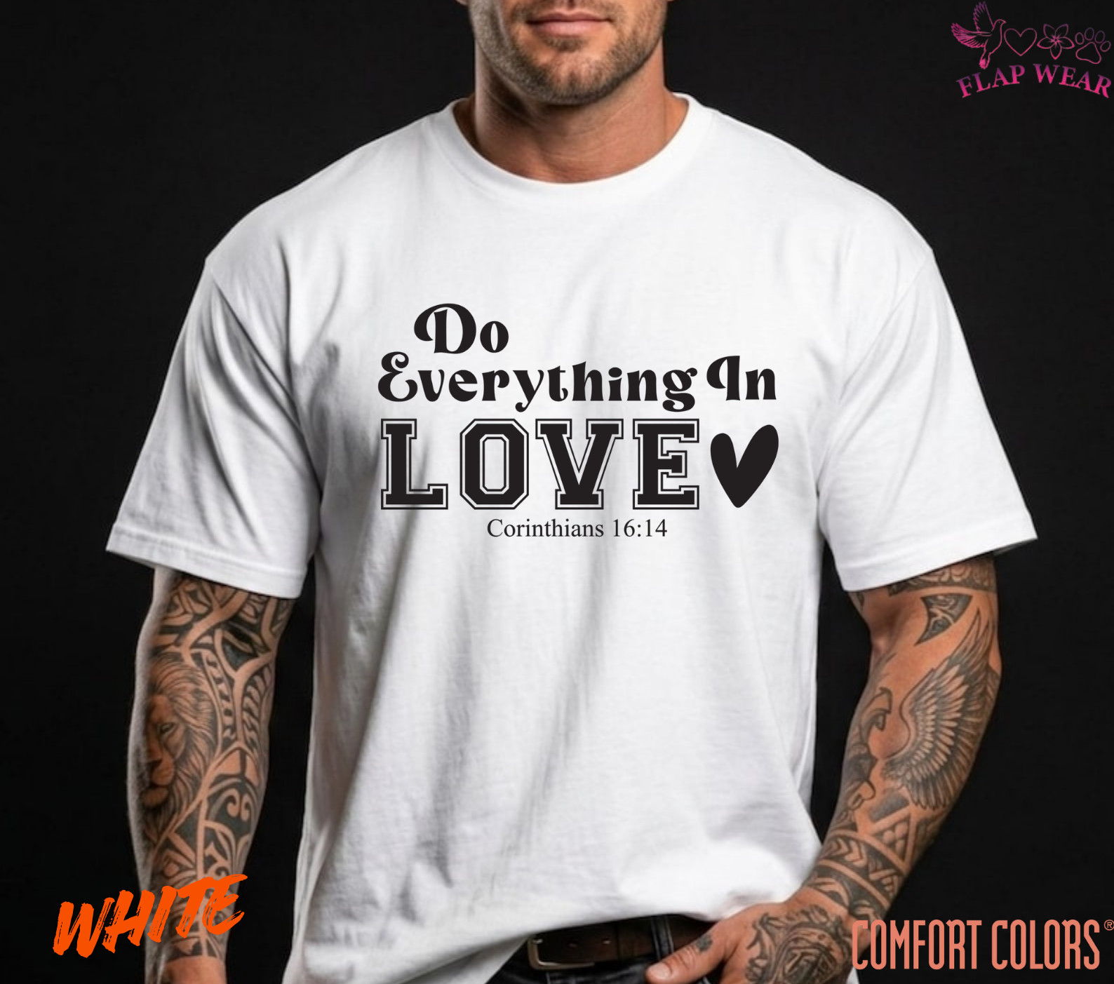 Unisex Love Inspire Butterfly T shirt Men T shirt Women valanity day Romantic