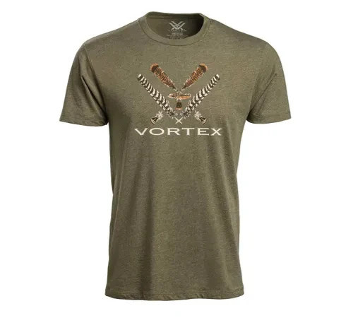 Vortex Turkey Core Logo T-shirt, Men’s Large, Military Heather Green