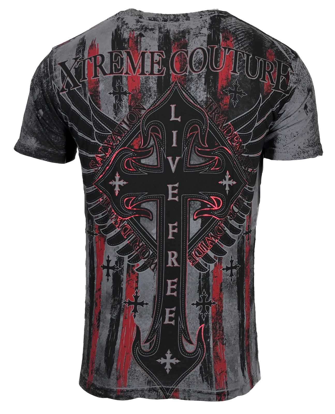 XTREME COUTURE by AFFLICTION Men’s T-Shirt LIBERTY CRUSADE Biker MMA