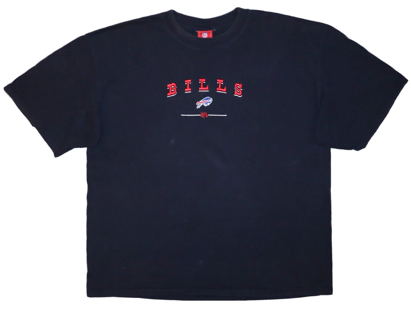 BUFFALO BILLS VTG SIZE XL SHIRT NFL EMBROIDERED LOGO FOOTBALL TEE
