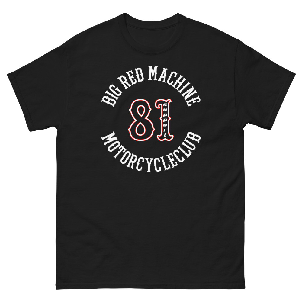 01 support circle black T-Shirt Support81 Big Red Hells Angels
