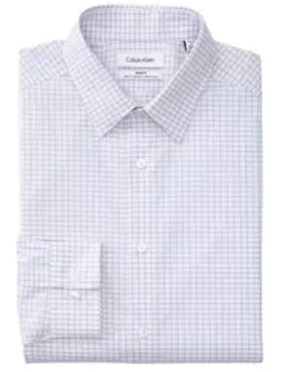 Calvin Klein Men’s Dress Shirt Non Iron Size XL 17″Neck 32-33″ Sleeve(s)