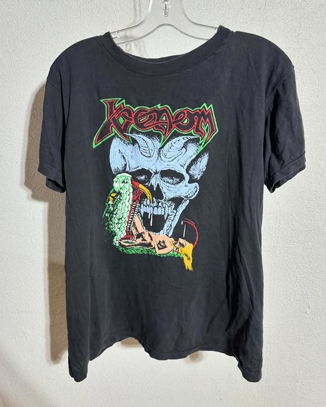 80s VENOM PARKING LOT BOOTLEG Vintage T-Shirt Reprint
