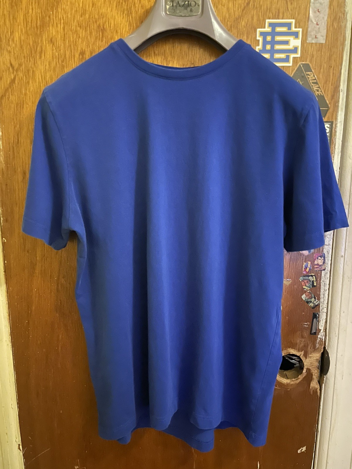 City Lab 100% Premium Cotton Blue Crew Neck T-Shirt Size Medium
