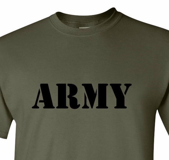 ARMY NAVY USAF Air Force USMC Marines Military Shirt US Army Dad Fathers Day Tee