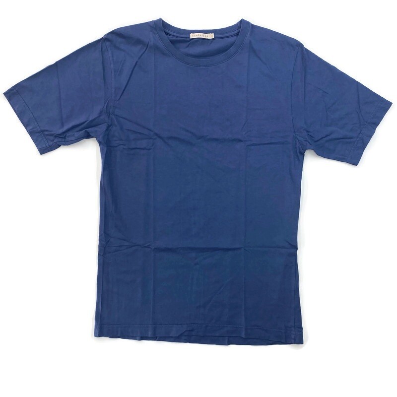 Ecolution Mens Medium Crew Neck T Shirt Blue 100% Organic Cotton