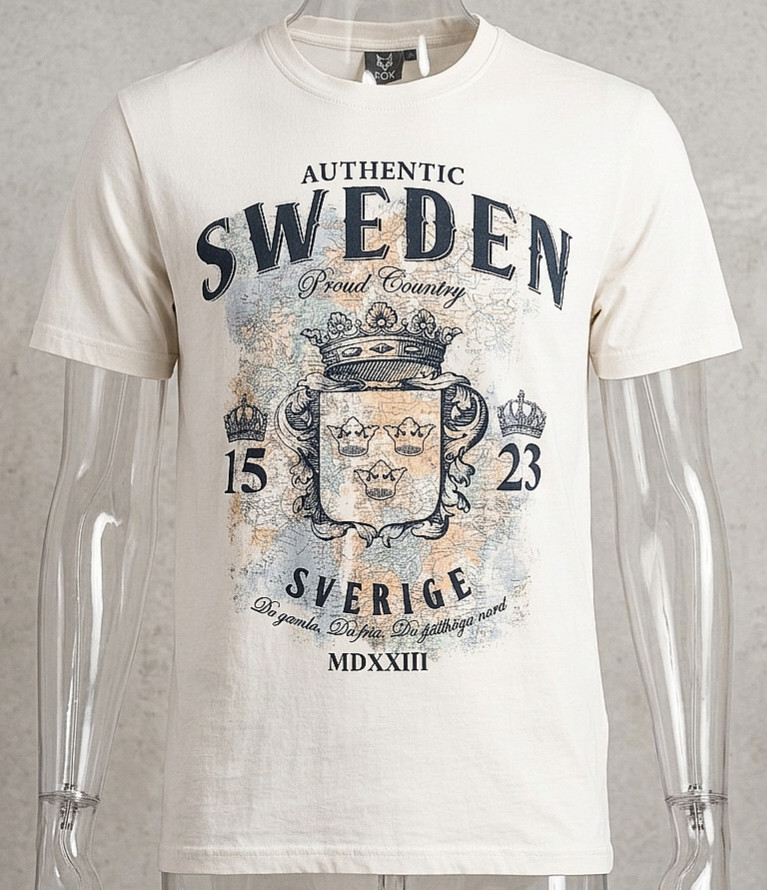 Fox Originals Authentic Sweden Proud Country Graphic T-Shirt