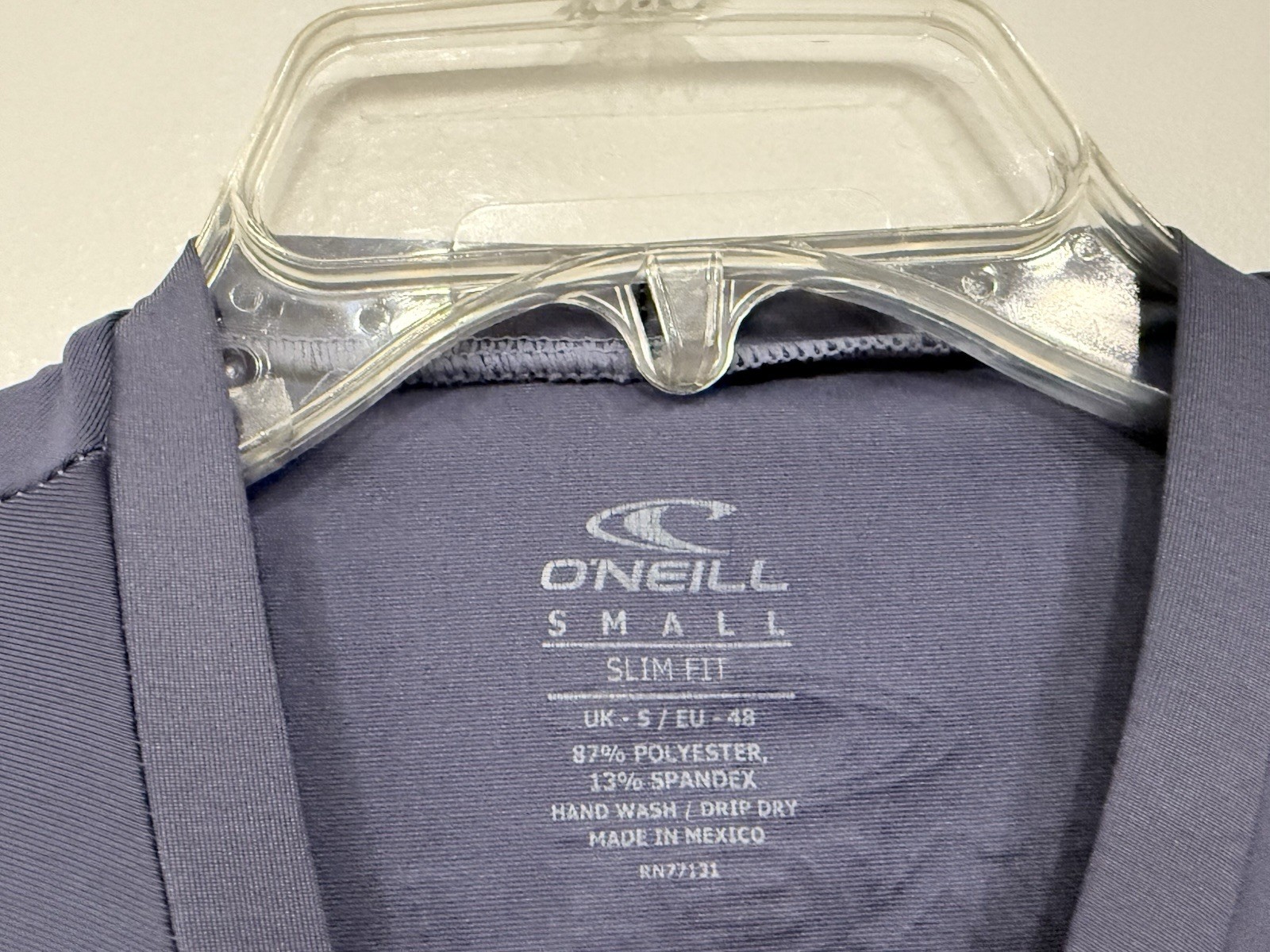 O’Neill Basic Skins Rash Guard Shirt Men’s Size Small 50+ Ultraviolet Protection