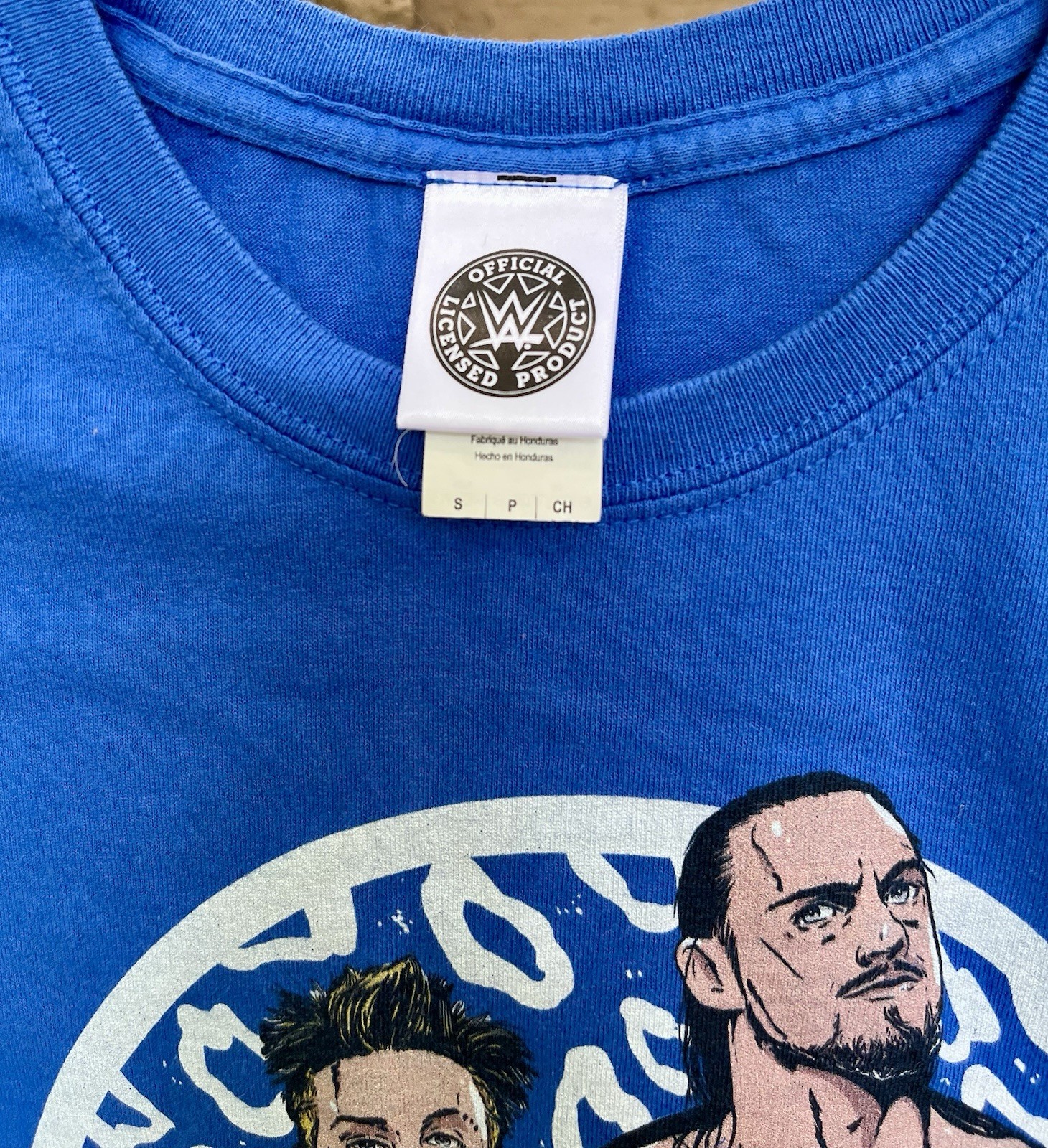 WWE Enzo & Big Cass Blue Graphic Tee Shirt Small