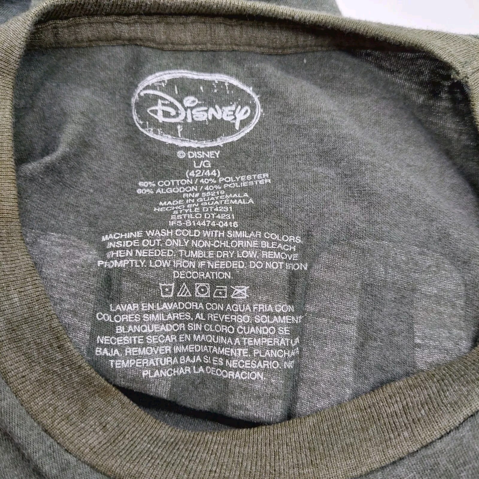 Disney Goofy Tee Shirt Green Size Large #32