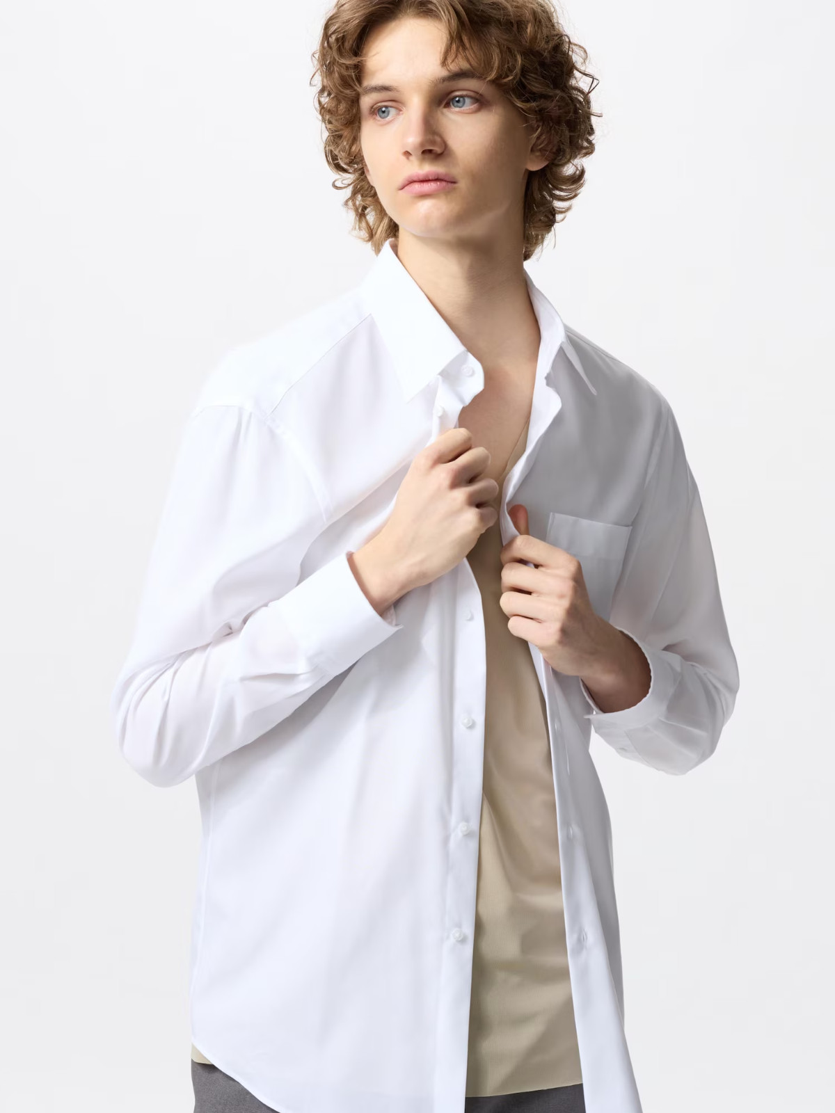 UNIQLO AIRism Mesh Anti-Odor V-Neck T-Shirt S-4XL White/Black/Beige 464308 NWT