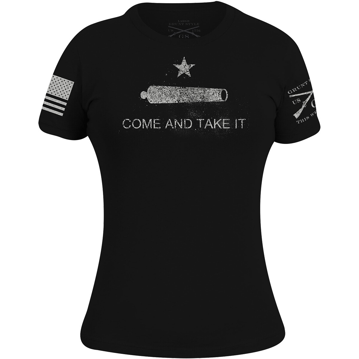 Grunt Style Women’s Come And Take It T-Shirt – Black