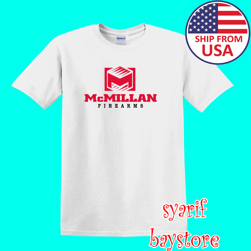 Mcmillan Firearms Guns Men’s White Size S to 5XL