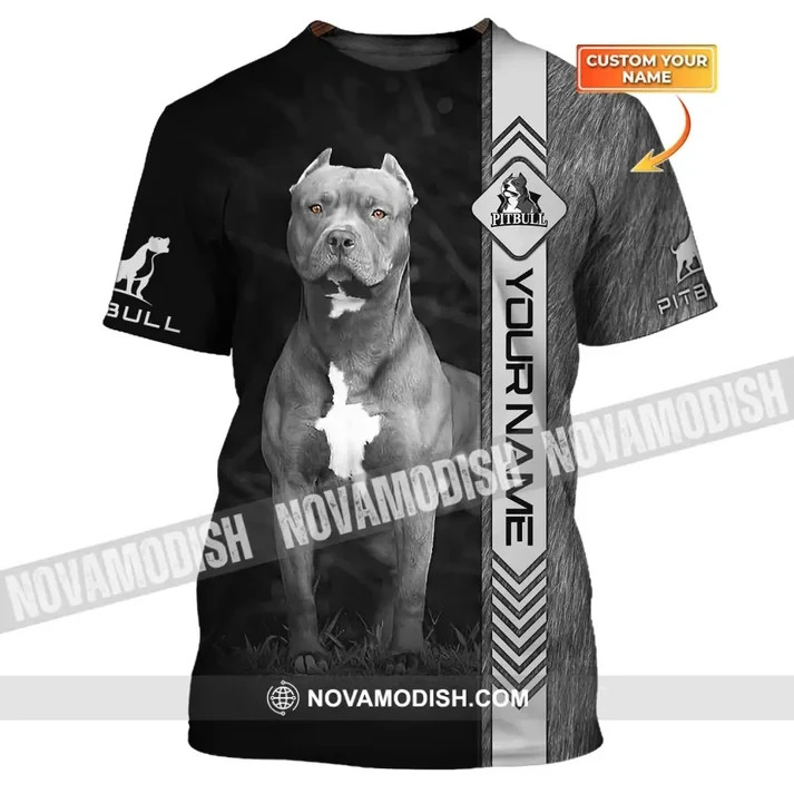 Custom Unisex Shirt, Pit Bull 3D T-Shirt, Shirt For Pet Lovers S93
