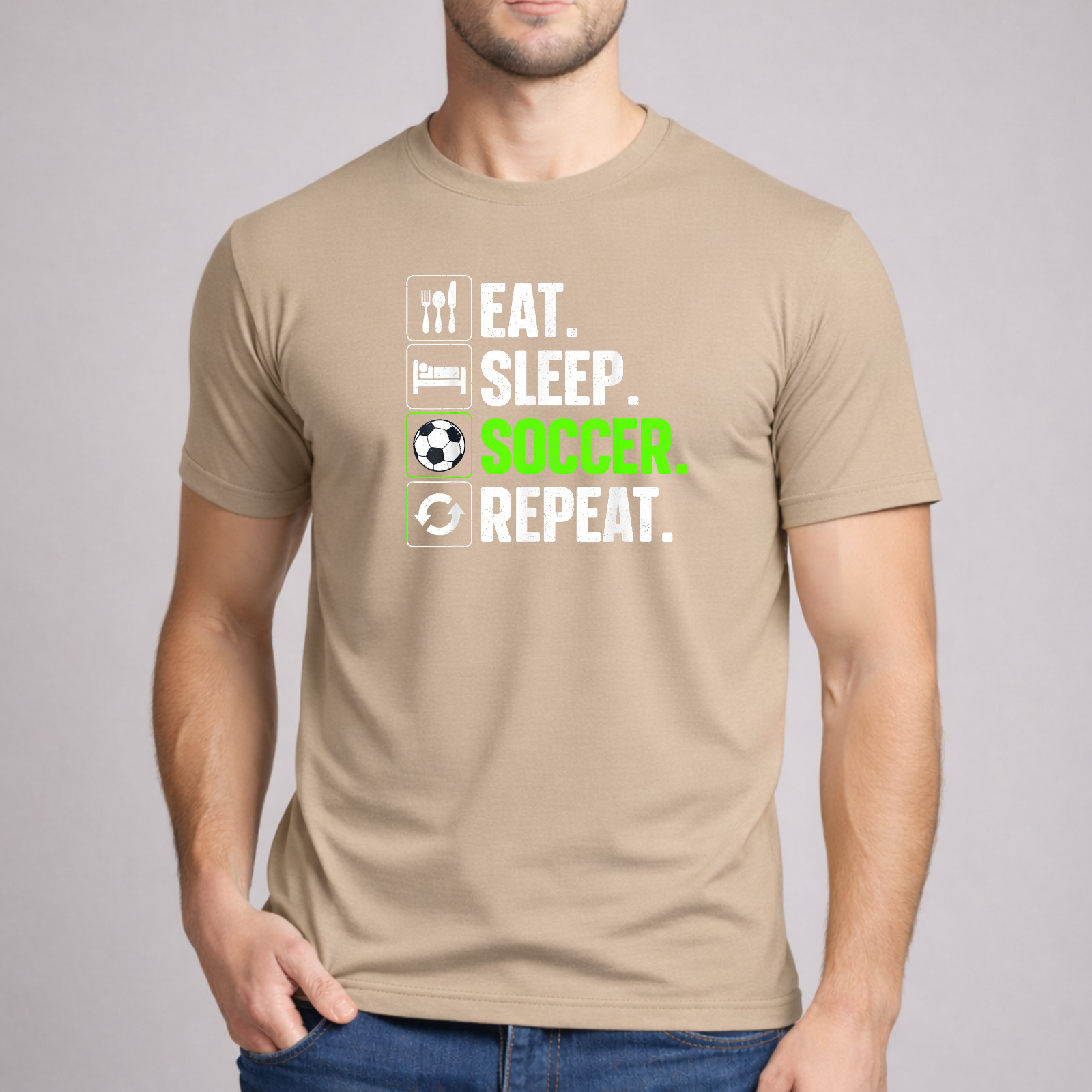 Soccer Shirt Funny Sarcastic Soccer Routine Art Graphic Men Boys Sport Fan