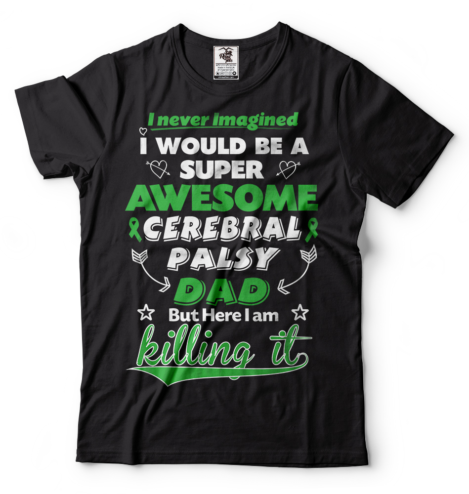 Cerebral Palsy Dad T-shirt Cerebral Palsy Awareness T-shirt for Father Dad