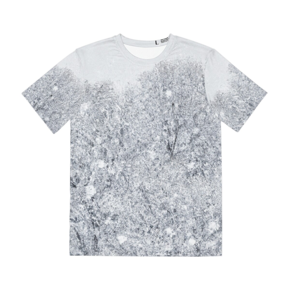 All Over Print Camo T Shirt Gorpcore Streetwear Tee Camouflage Snow Storm Ice