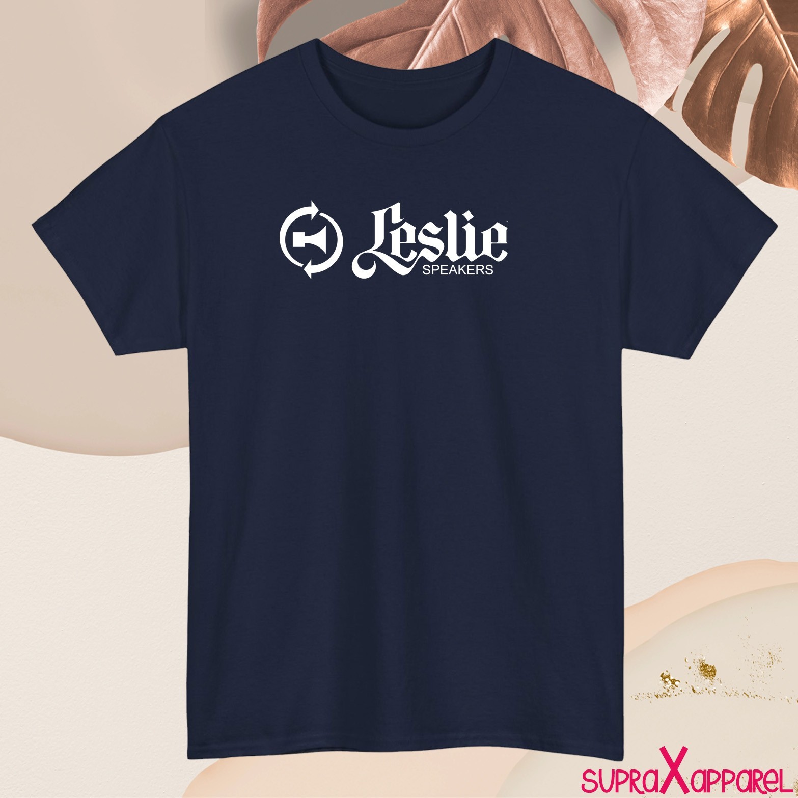 Leslie Speaker Logo Mens Cotton Colors S M L XL 2XL 3XL 4XL 5XL Made In USA