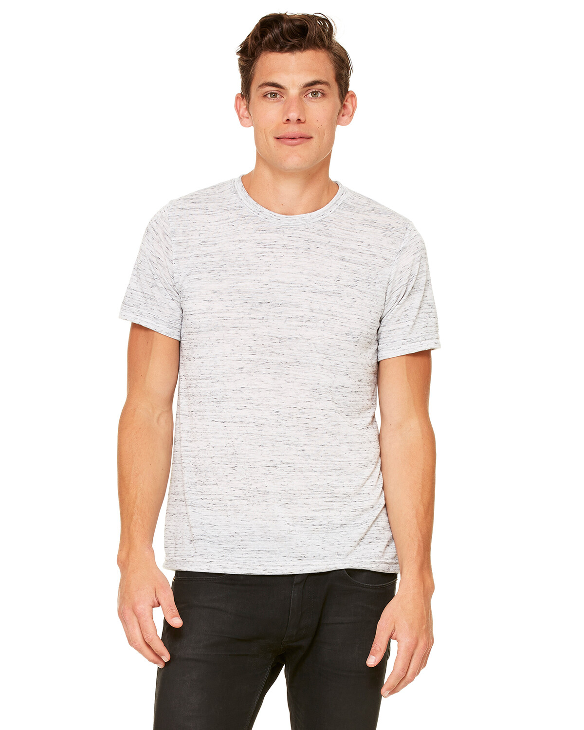 Bella + Canvas Unisex Poly-Cotton Short-Sleeve T-Shirt 3650 Retail Fit Top Tee