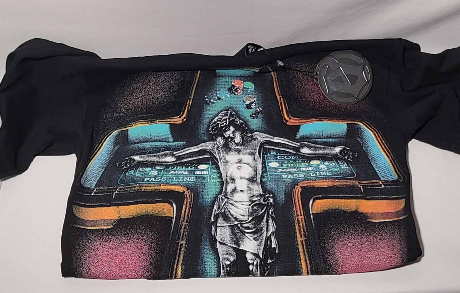Evil Vice Jesus Piece Holy Craps Tee Black | Size SMALL | Designer Street Style