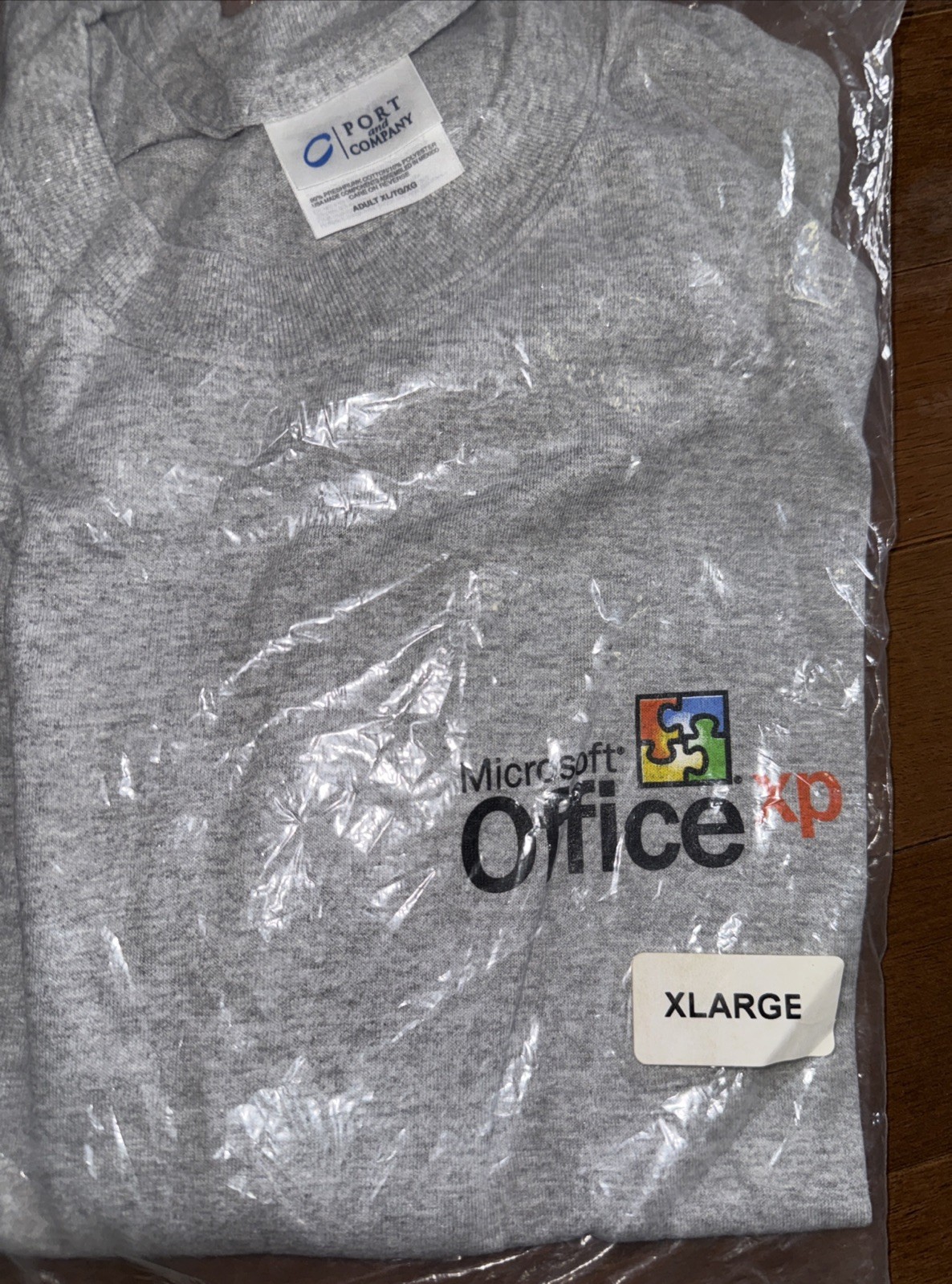 Microsoft Office XP T Shirt Y2K 2001 Office XP Computing Software XL NEW Sealed