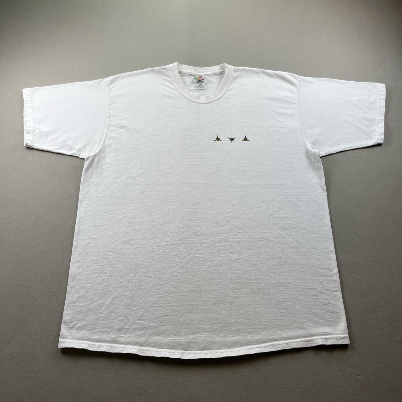 Vintage MTV T-Shirt Mens XL White Music Television Logo Video Promo Hip Hop 90s