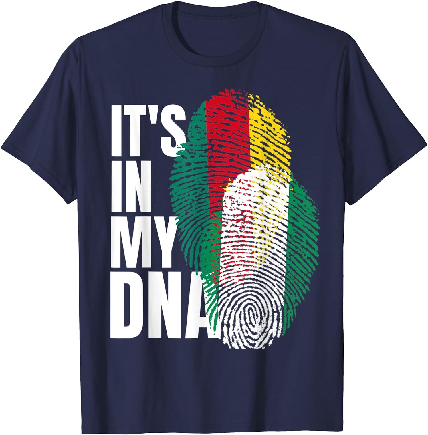 It’s In My Dna Cameroon And Nigerian Flag Gift T-Shirt