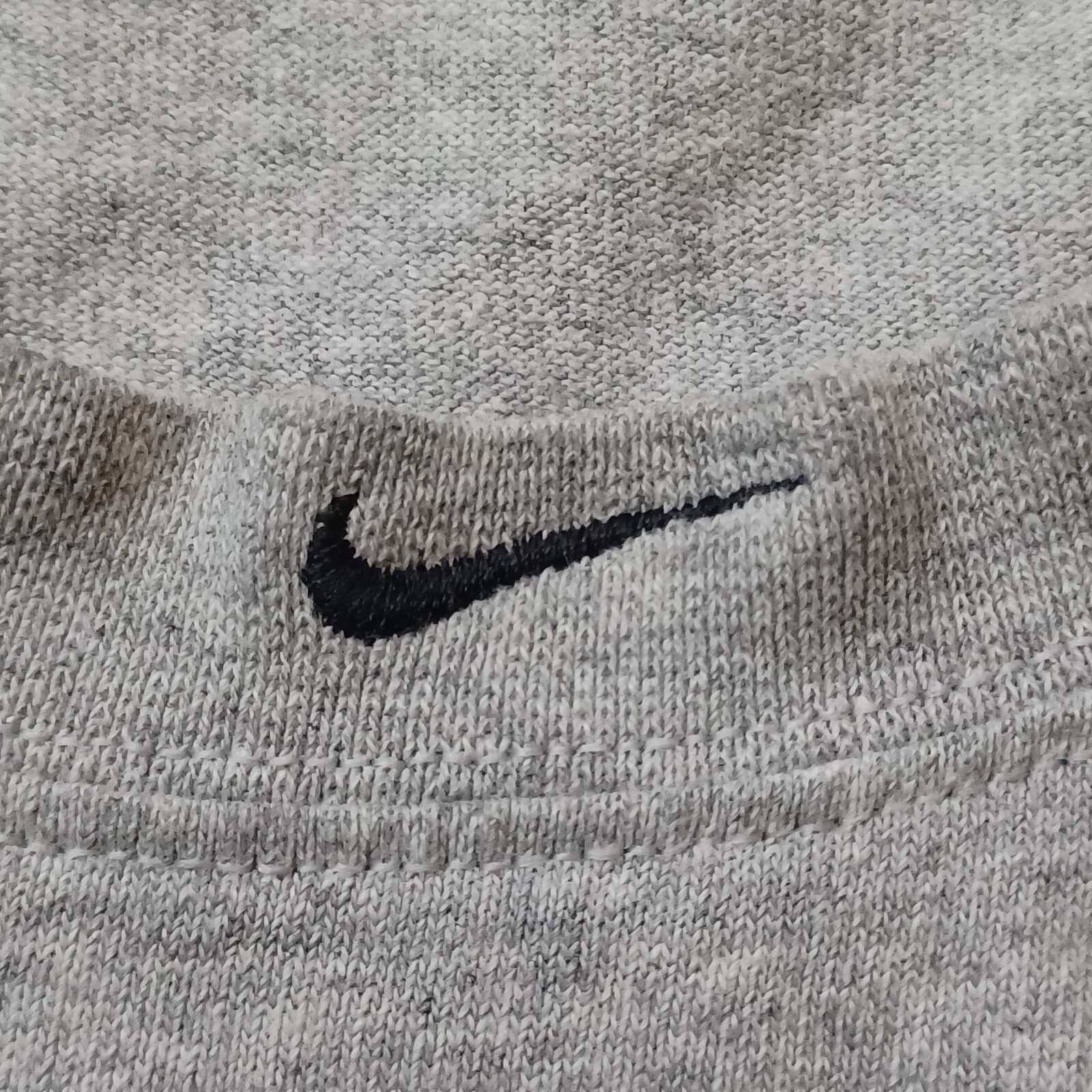Vintage Nike Tank T Shirt Mens XL Gray Center Swoosh Collar Muscle Basketball