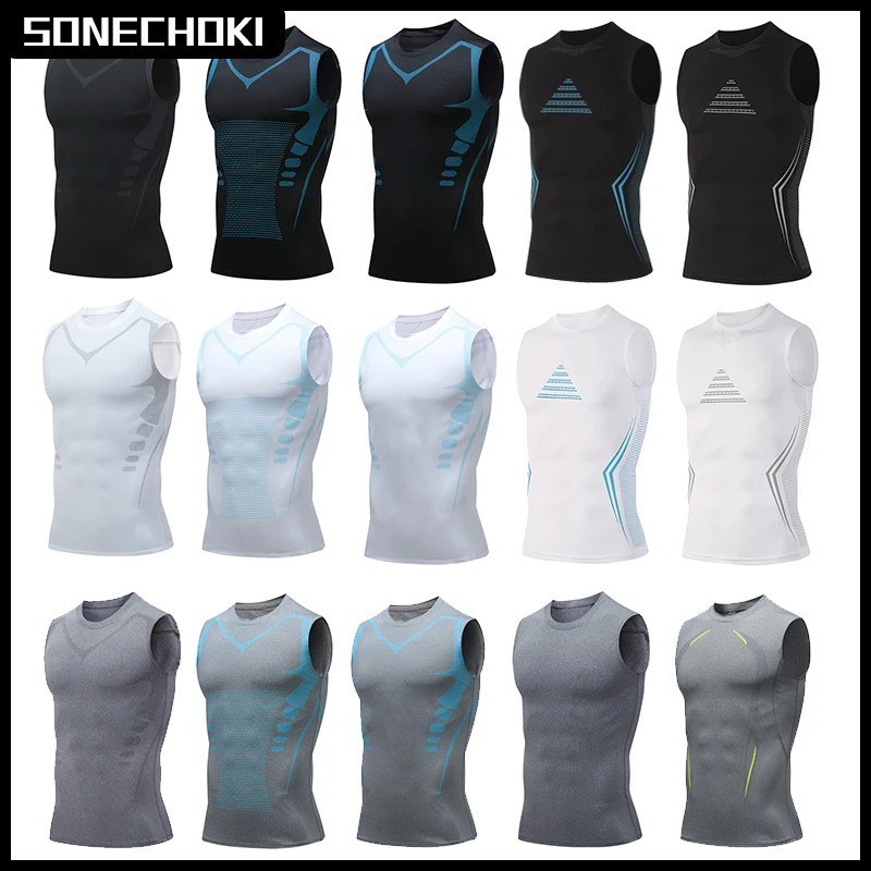 Mans Compression Tank Top Men Gym Shirt Sleeveless Quick Dry Sportswear Male Fit