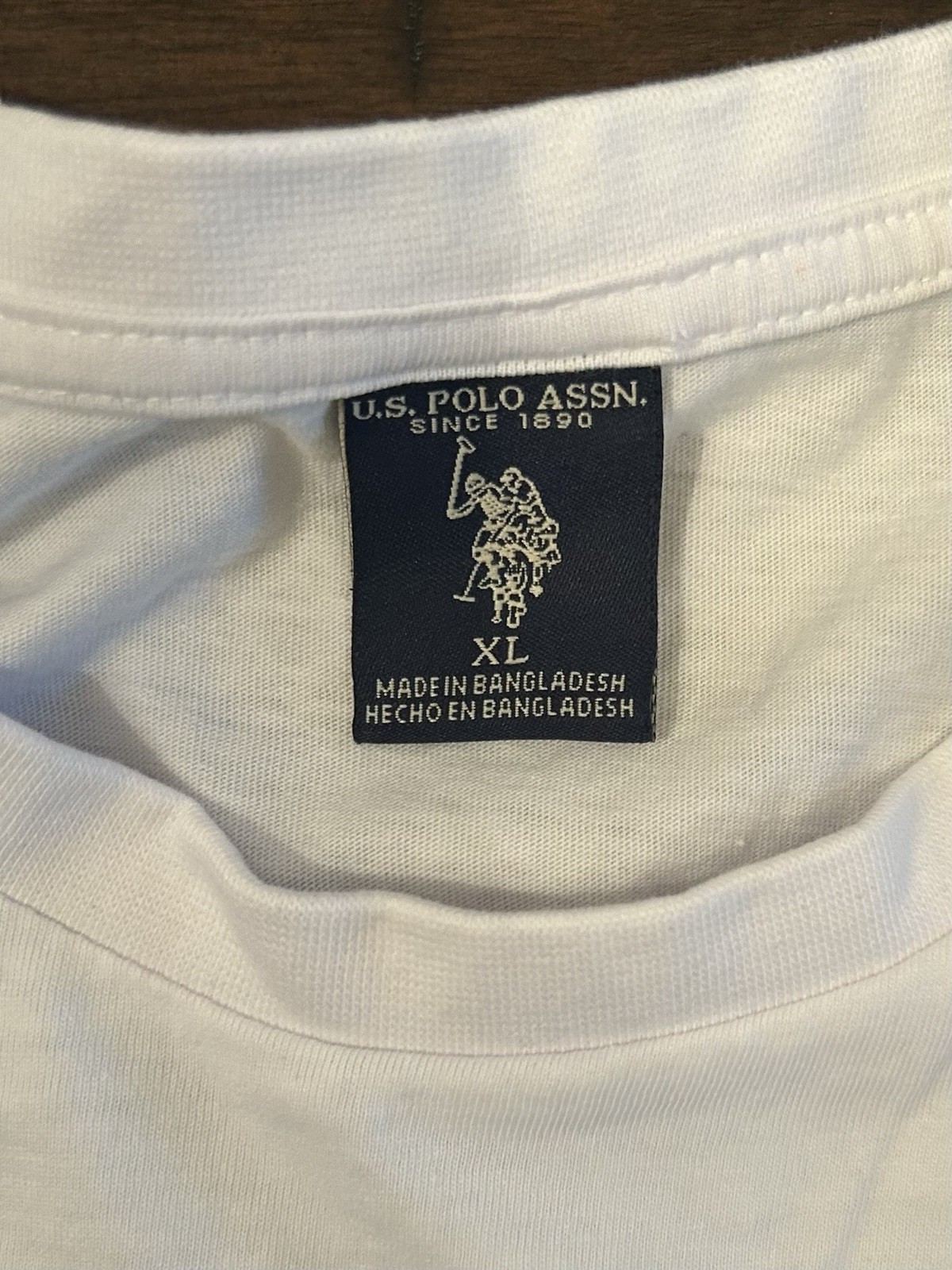 US Polo Assn. Men’s XL Red White Blue T-shirt Short Sleeve
