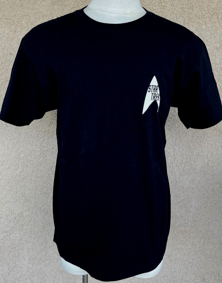 Star Trek Movie Promo Tee Stardate 12.25.08 Paramount Black T-Shirt Men’s Large